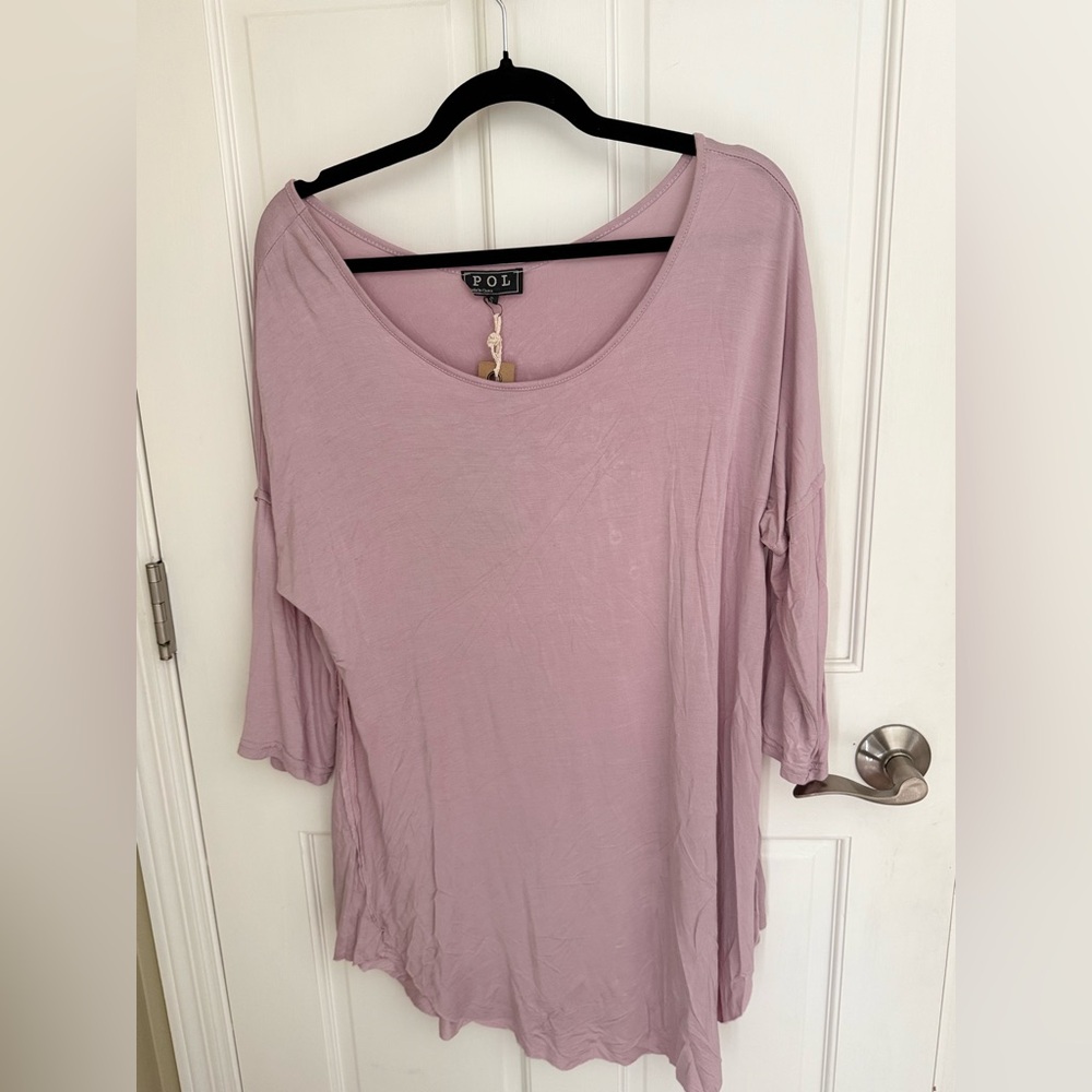 POL Women's‎ Dusty Pink/Purple Blouse